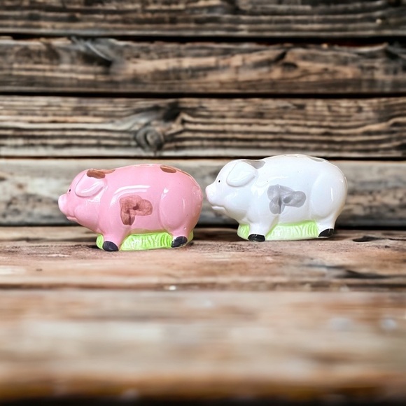 🍄Sweet Piggys Salt and Pepper Shakers - Picture 3 of 6